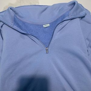 AERIE Quarter Zipped Sweatshirt, XL